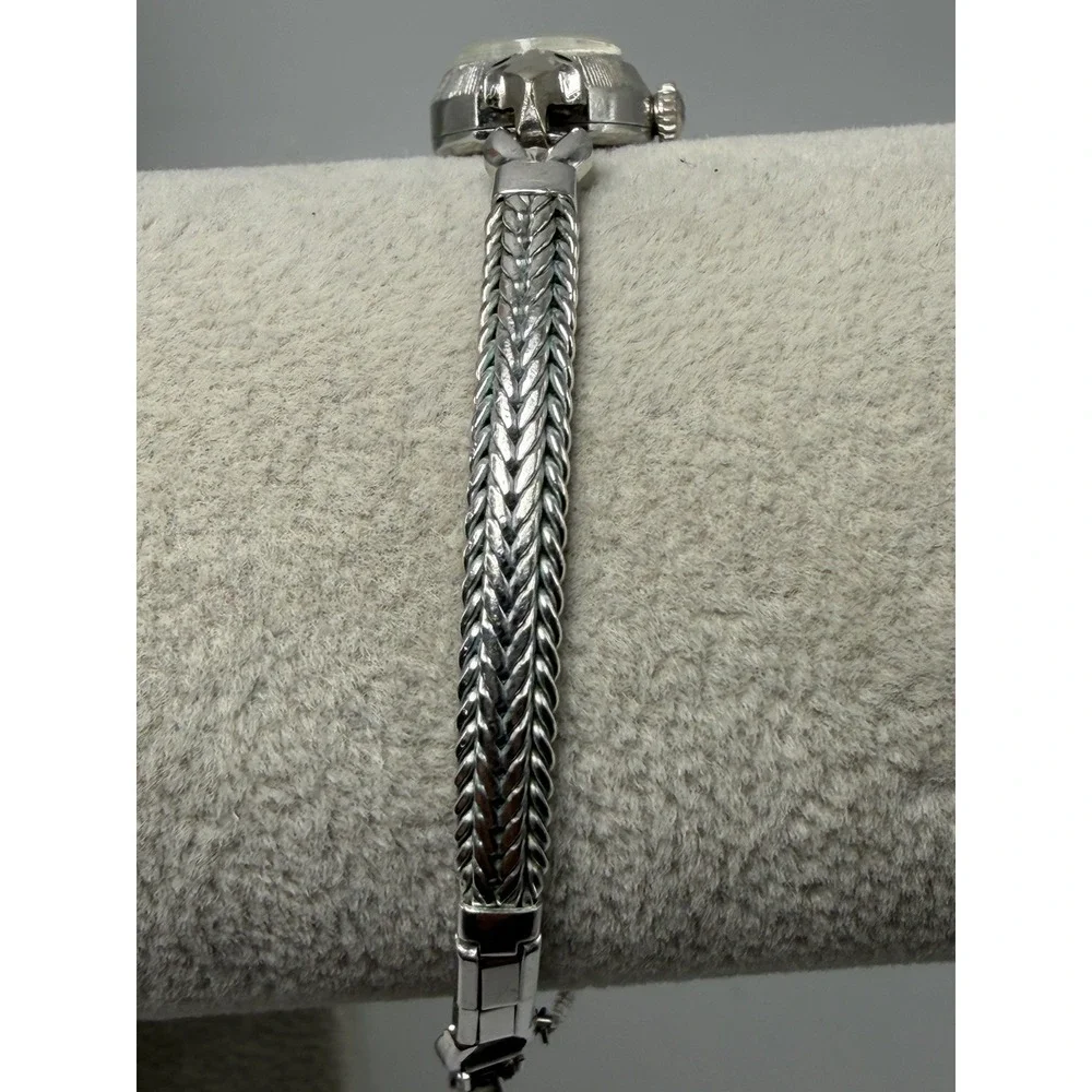 Bulova Working Manual Wind Ladies Cocktail Watch 10K Gold Plated 13MM 6
